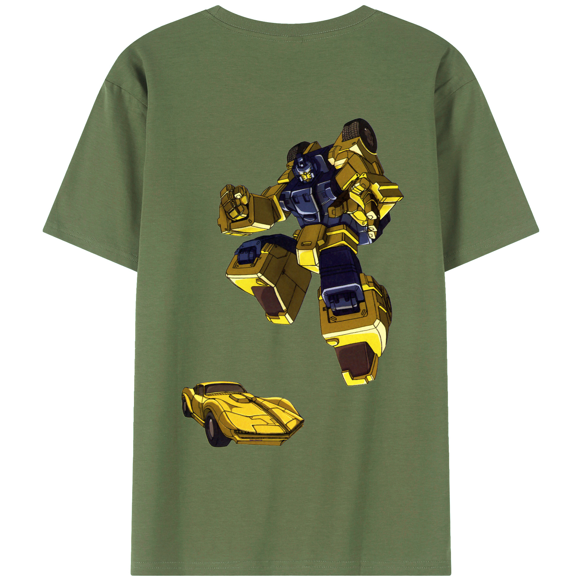 （画像用）  綿100％ メンズ半袖Tシャツ（バックプリント） 通気性